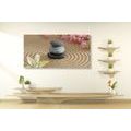 CANVAS PRINT ZEN STONES IN THE SAND - PICTURES FENG SHUI - PICTURES
