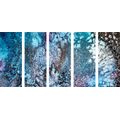 5-PIECE CANVAS PRINT WATERCOLOR ABSTRACTION - ABSTRACT PICTURES - PICTURES