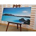 CANVAS PRINT BLUE LAGOON - PICTURES OF NATURE AND LANDSCAPE - PICTURES