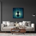 WANDBILD MUSIKALISCHE MAGIE IM RAUM - MUSIKBILDER - BILDER