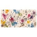 WANDBILD MELODIE IM AQUARELLSTIL - MUSIKBILDER - BILDER