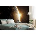 WALL MURAL REFLECTION OF THE EARTH - WALLPAPERS SPACE AND STARS - WALLPAPERS