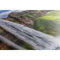 КАРТИНА НА ПЛАТНО – ВОДОПАДЪТ СЕЛЯЛАНДСФОС - КАРТИНИ ВОДОПАД - КАРТИНИ