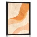 POSTER LINII DE ARTĂ PEACH FUZZ - FORME ABSTRACTE - POSTERE