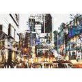 CANVAS PRINT ABSTRACT CITYSCAPE - PICTURES OF CITIES - PICTURES