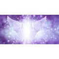 CANVAS PRINT WINGS WITH ABSTRACT ELEMENTS - PICTURES OF ANGELS - PICTURES