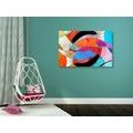 CANVAS PRINT COLORED ABSTRACTION - ABSTRACT PICTURES - PICTURES