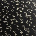 WANDBILD TANZENDE MUSIKSYMBOLE - MUSIKBILDER - BILDER
