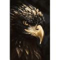 TABLEAU SUR TOILE – AIGLE NOIR ET DORÉ - TABLEAUX - 🔥 VENTE TOTALE
