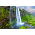 КАРТИНА НА ПЛАТНО – ВОДОПАД В ИСЛАНДИЯ - КАРТИНИ - 🔥 ТОТАЛНА РАЗПРОДАЖБА
