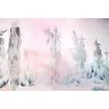 WALLPAPER PASTEL ABSTRACTION OF THE FOREST - ABSTRACT WALLPAPERS - WALLPAPERS