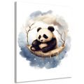 WANDBILD VERTRÄUMTER PANDA - VERTRÄUMTE TIERE - BILDER