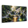 OBRAZ VODOPÁD V TROPICKÉM LESE - OBRAZY VODOPÁD - OBRAZY