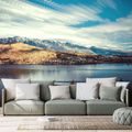 WALL MURAL EARLY EVENING BY THE LAKE - WALLPAPERS NATURE - WALLPAPERS