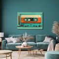 SLIKA RETRO KAZETA ZA MAGNETOFON - GLAZBENE SLIKE - SLIKE