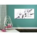 CANVAS PRINT ILLUSTRATION OF A BLOOMING GLADIOLUS - PICTURES FLOWERS - PICTURES