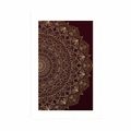 POSTER WITH MOUNT DETAILED DECORATIVE MANDALA - FENG SHUI - POSTERS