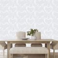 SELF ADHESIVE WALLPAPER FOLKLORE HEART IN GRAY VERSION - SELF-ADHESIVE WALLPAPERS - WALLPAPERS