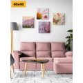 CANVAS PRINT SET BLOOM OF NATURE - SET OF PICTURES - PICTURES