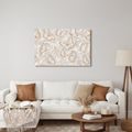TABLEAU SUR TOILE – DÉLICATS PAPILLONS EN ARABESQUE - TABLEAUX PAPILLONS - TABLEAUX