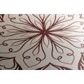 WANDBILD ABSTRAKTES ETHNISCHES MANDALA - BILDER MIT FENG SHUI-MOTIVEN - BILDER