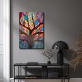 OBRAZ STROM ŽIVOTA V DUHOVÝCH BARVÁCH - OBRAZY STROMY ŽIVOTA - OBRAZY