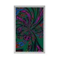 POSTER ABSTRACTION WITH A PREDOMINANT GREEN COLOR - ABSTRACT AND PATTERNED - POSTERS