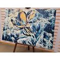 IMPRESSION SUR TOILE FLEUR ARTISTIQUE ABSTRAITE - IMPRESSIONS SUR TOILE FLEURS - IMPRESSION SUR TOILE