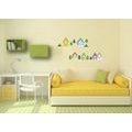 DECORATIVE WALL STICKERS BRIGHTLY COLORED HOUSES - FOR CHILDREN - STICKERS