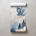 TAPETA ROZTOMILÍ DRÁČCI V OBLACÍCH - DĚTSKÉ TAPETY - TAPETY