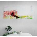5-PIECE CANVAS PRINT ABSTRACT MOUNTAINS - ABSTRACT PICTURES{% if product.category.pathNames[0] != product.category.name %} - PICTURES{% endif %}