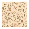 TABLEAU SUR TOILE – OISEAUX PASTEL ET PIVOINES - TABLEAUX DE FLEURS - TABLEAUX