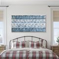 TABLEAU SUR TOILE – SPIRALES MARINES EN BLEU - TABLEAUX PAR THÈME - TABLEAUX