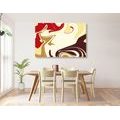 CANVAS PRINT ABSTRACT PATTERN OF INDIVIDUAL MATERIALS - ABSTRACT PICTURES - PICTURES