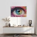 WANDBILD REGENBOGENAUGE ABSTRAKTION - ABSTRAKTE BILDER - BILDER