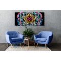 5-PIECE CANVAS PRINT MANDALA OF HEALTH - PICTURES FENG SHUI - PICTURES