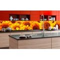 SELF ADHESIVE PHOTO WALLPAPER FOR KITCHEN SUNFLOWERS - WALLPAPERS