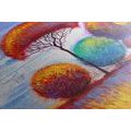 CANVAS PRINT AUTUMN FOREST - PICTURES OF NATURE AND LANDSCAPE - PICTURES