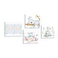 CANVAS PRINT SET FOR CHILDREN IN BEAUTIFUL COLORS - SET OF PICTURES - PICTURES