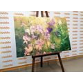 CANVAS PRINT WATERCOLOR DRAWING OF A MOUNTAIN PLANT - PICTURES FLOWERS - PICTURES