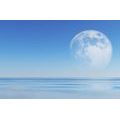 WALLPAPER MOON OVER THE SEA - WALLPAPERS SPACE AND STARS - WALLPAPERS