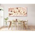 CANVAS PRINT LUXURIOUS MAGNOLIA WITH PEARLS - PICTURES FLOWERS - PICTURES