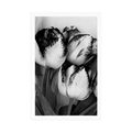 POSTER SPRING TULIPS IN BLACK AND WHITE - BLACK AND WHITE - POSTERS