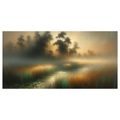 OBRAZ PODZIMNÍ MLHA - OBRAZY POLE A LOUKY - OBRAZY