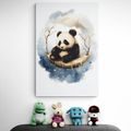 IMPRESSION SUR TOILE PANDA RÊVEUR - ANIMAUX DE RÊVE - IMPRESSION SUR TOILE