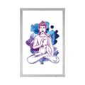 POSTER ILLUSTRATION VON BUDDHA - FENG SHUI - POSTER