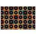 WANDBILD RETRO-VINYLPLATTEN - MUSIKBILDER - BILDER