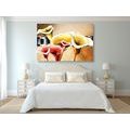 CANVAS PRINT ELEGANT CALLA FLOWERS - ABSTRACT PICTURES{% if product.category.pathNames[0] != product.category.name %} - PICTURES{% endif %}