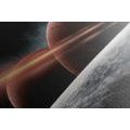 CANVAS PRINT PLANETS IN THE GALAXY - PICTURES OF SPACE AND STARS - PICTURES