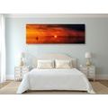 CANVAS PRINT LONELY BOAT - PICTURES OF NATURE AND LANDSCAPE - PICTURES